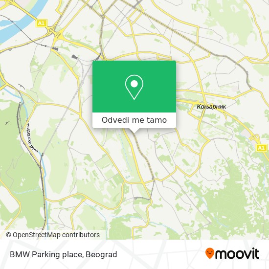 BMW Parking place mapa