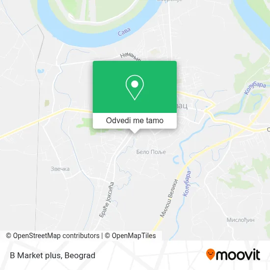 B Market plus mapa
