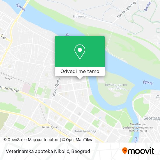 Veterinarska apoteka Nikolić mapa