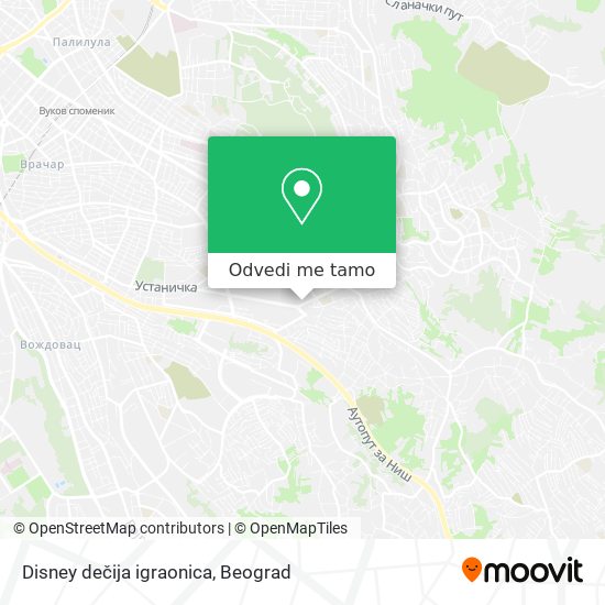 Disney dečija igraonica mapa