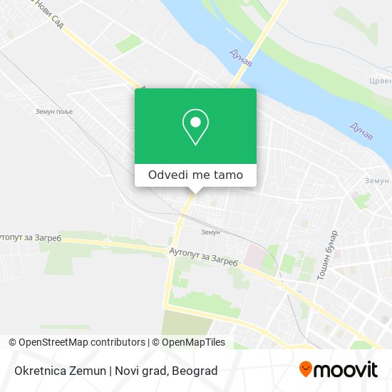 Okretnica Zemun | Novi grad mapa