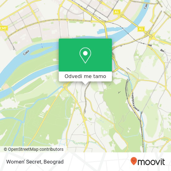 Women' Secret mapa