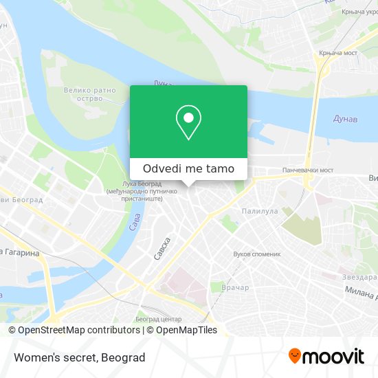 Women's secret mapa