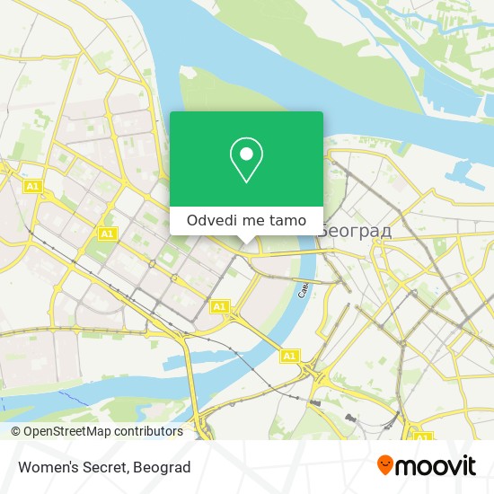 Women's Secret mapa