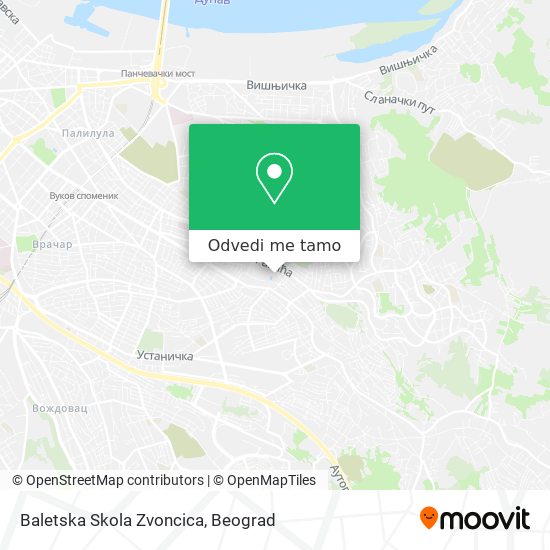 Baletska Skola Zvoncica mapa