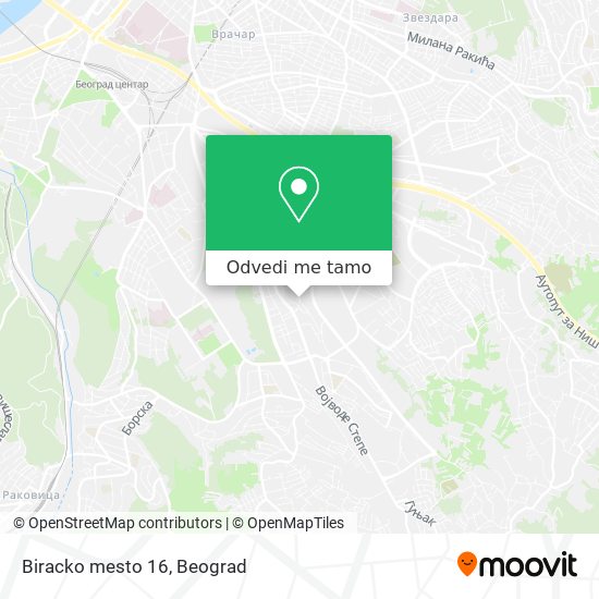 Biracko mesto 16 mapa