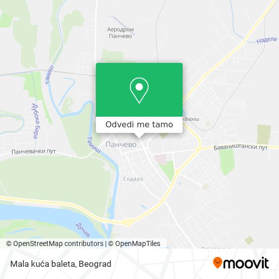 Mala kuća baleta mapa