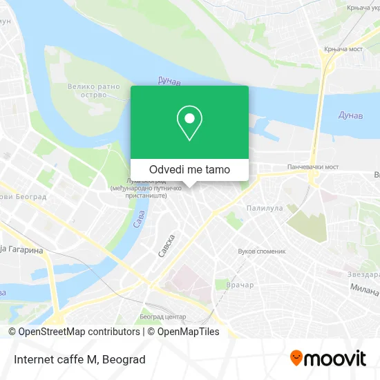 Internet caffe M mapa