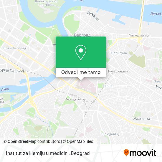 Institut za Hemiju u medicini mapa