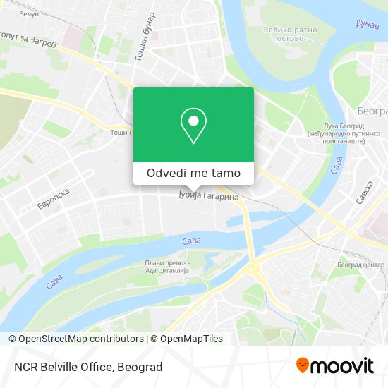 NCR Belville Office mapa