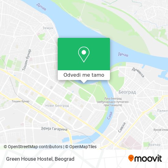 Green House Hostel mapa