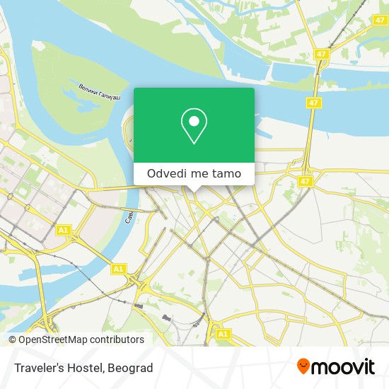 Traveler's Hostel mapa