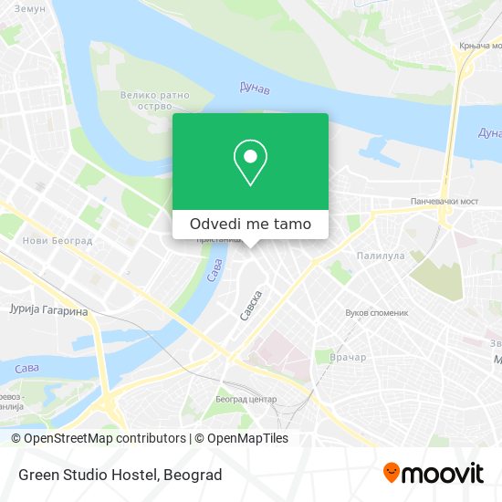 Green Studio Hostel mapa