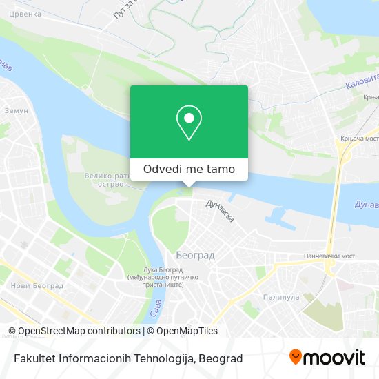 Fakultet Informacionih Tehnologija mapa