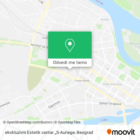 ekskluzivni Estetik centar „S-Auriege mapa