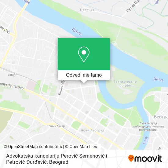Advokatska kancelarija Perović-Semenović i Petrović-Đurđević mapa