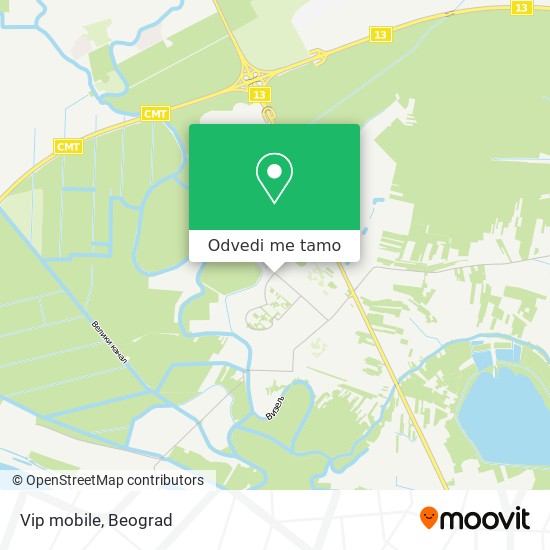 Vip mobile mapa