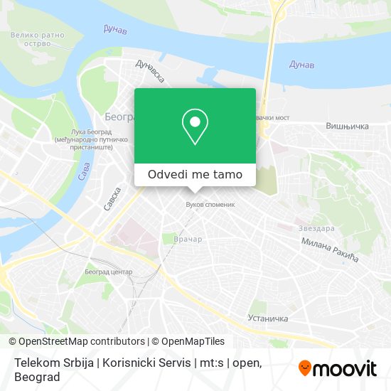Telekom Srbija | Korisnicki Servis | mt:s | open mapa