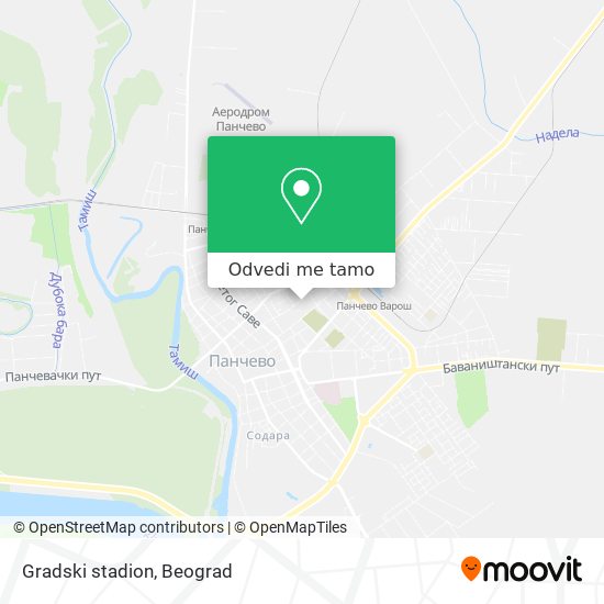 Gradski stadion mapa