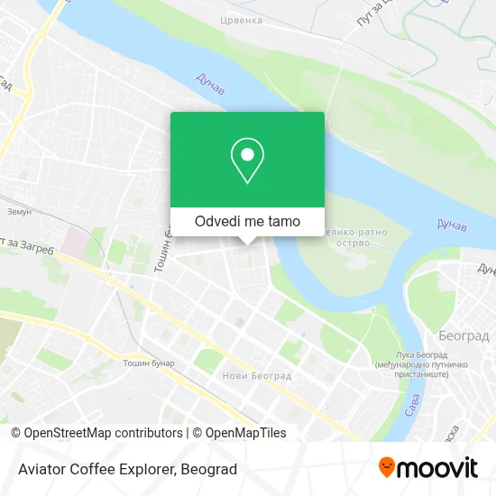 Aviator Coffee Explorer mapa