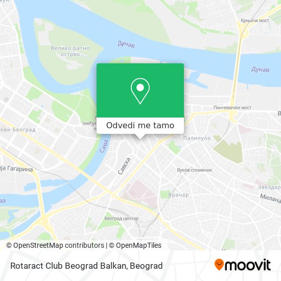 Rotaract Club Beograd Balkan mapa