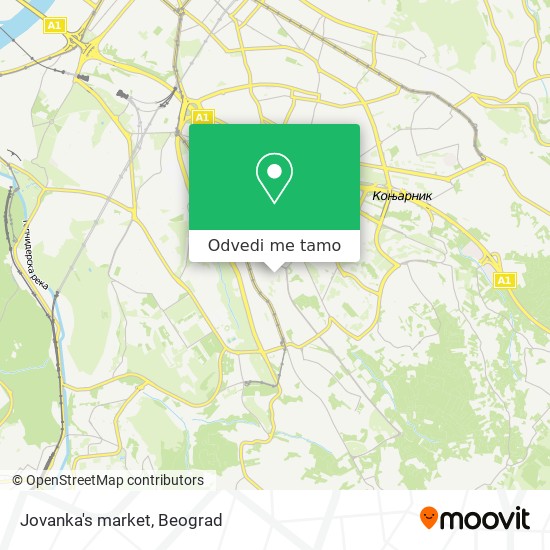 Jovanka's market mapa