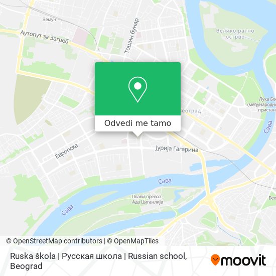 Ruska škola | Русская школа | Russian school mapa