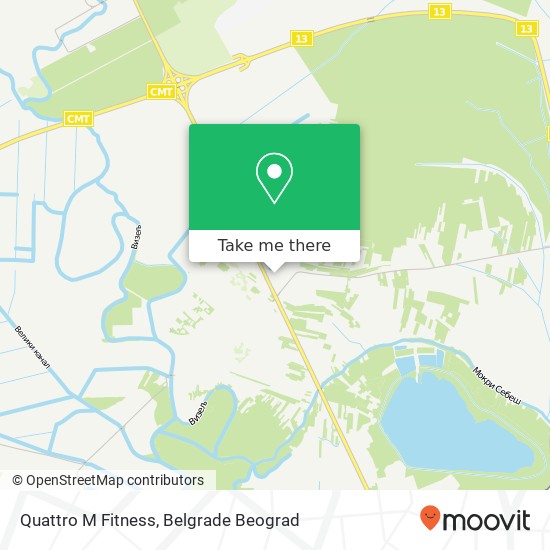 Quattro M Fitness mapa