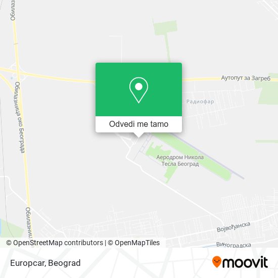 Europcar mapa