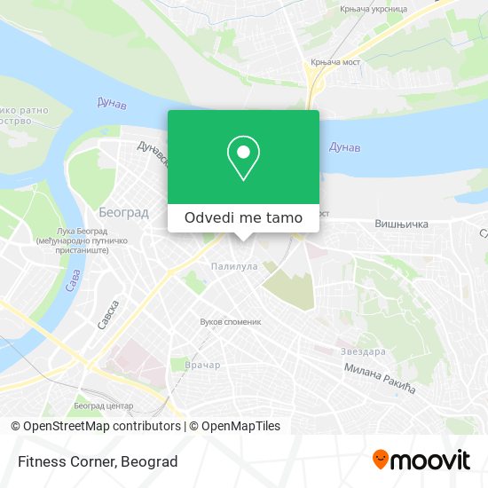 Fitness Corner mapa