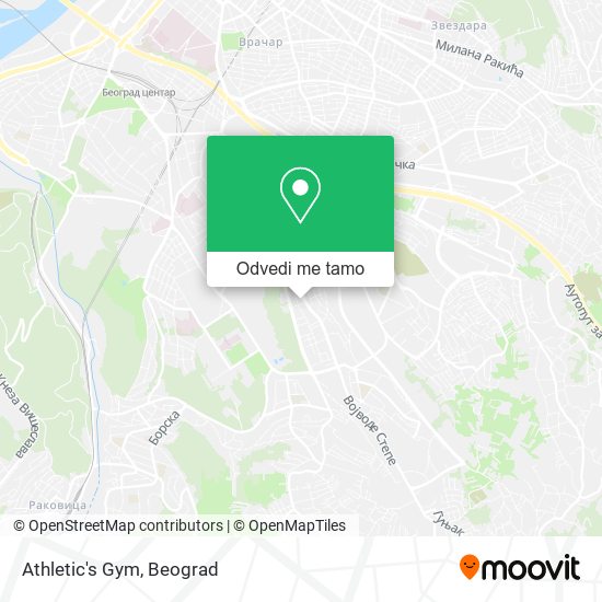 Athletic's Gym mapa