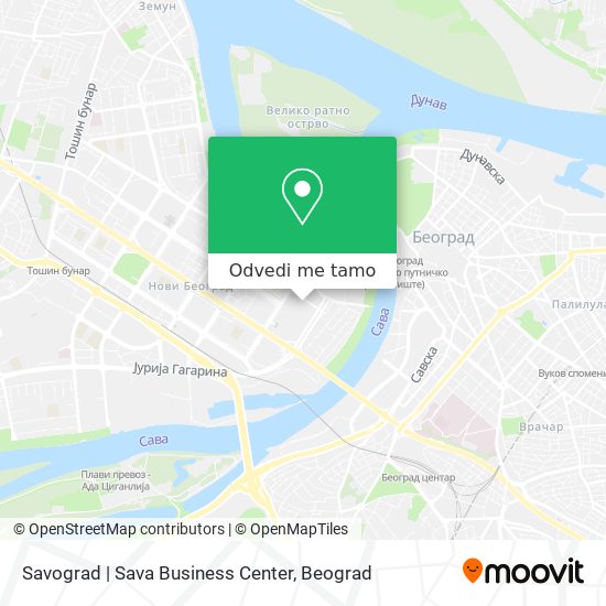 Savograd | Sava Business Center mapa