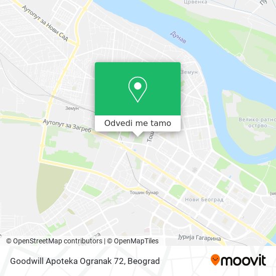 Goodwill Apoteka Ogranak 72 mapa