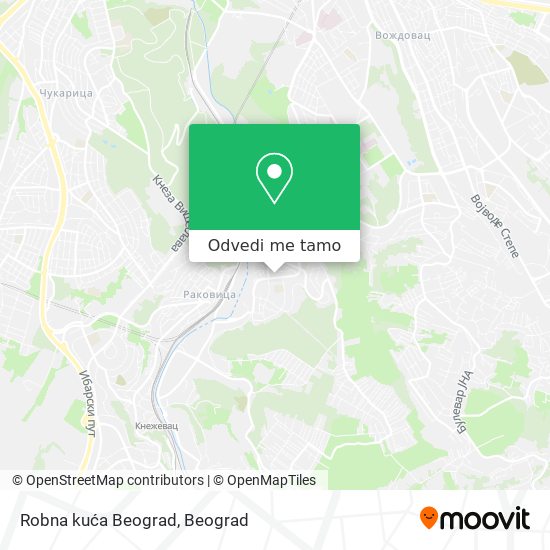 Robna kuća Beograd mapa