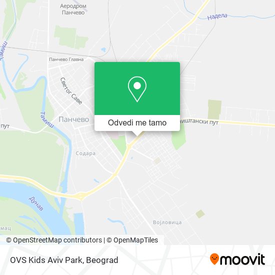 OVS Kids Aviv Park mapa