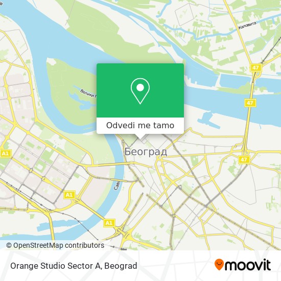 Orange Studio Sector A mapa