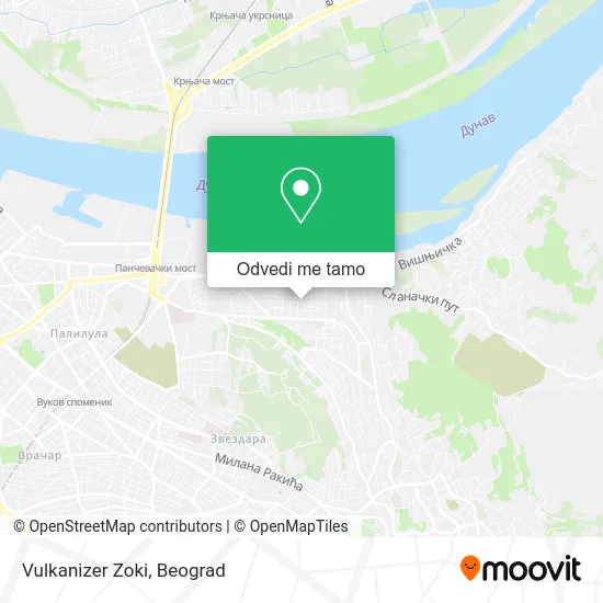 Vulkanizer Zoki mapa