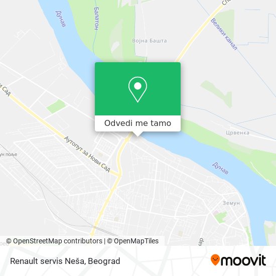 Renault servis Neša mapa