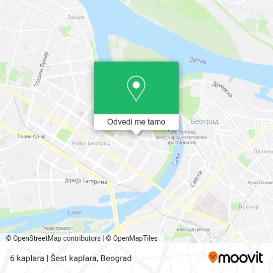 6 kaplara | Šest kaplara mapa