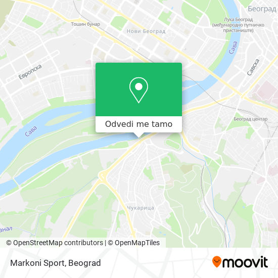 Markoni Sport mapa