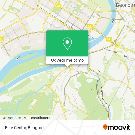 Bike Centar mapa