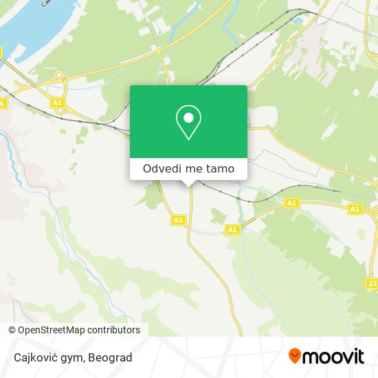 Cajković gym mapa