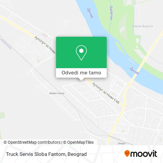 Truck Servis Sloba Fantom mapa