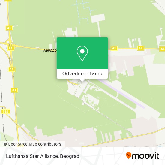 Lufthansa Star Alliance mapa