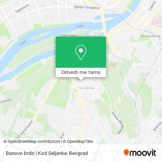 Banovo brdo | Kod Seljanke mapa