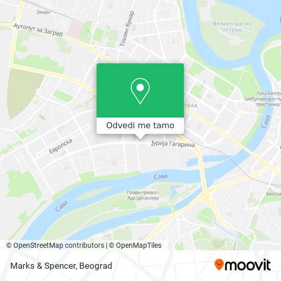 Marks & Spencer mapa