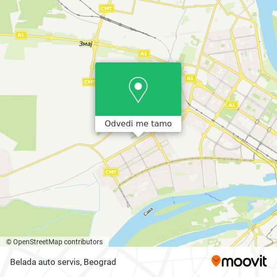 Belada auto servis mapa