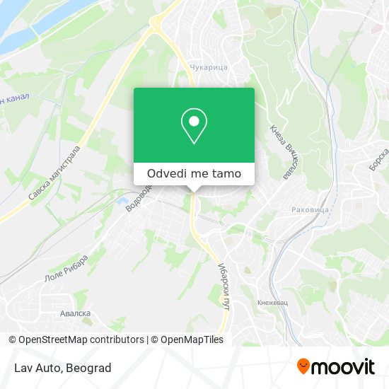 Lav Auto mapa