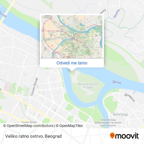 Veliko ratno ostrvo mapa