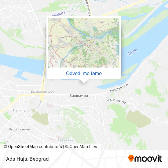 Ada Huja mapa